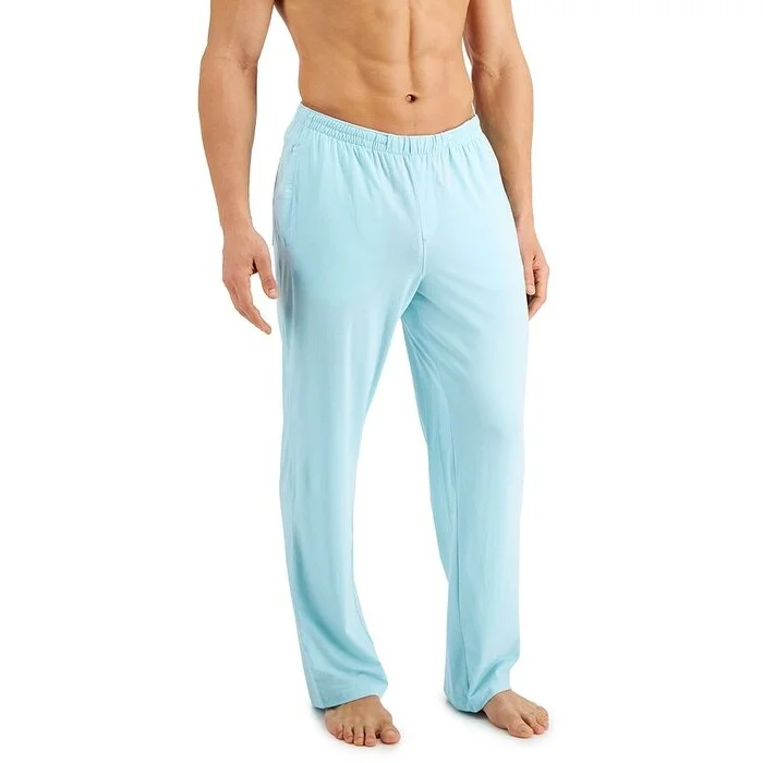 Men’s soft harem trousers-Alfani Men's Quick Dry Pajama Pants Blue Size X-Large