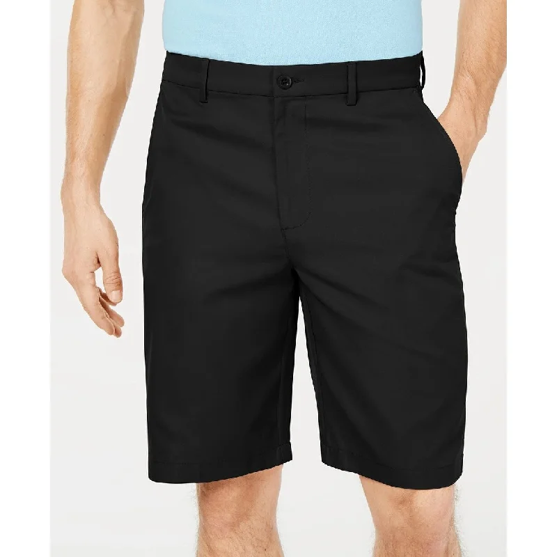 Men’s soft parachute pants-Attack Life By Greg Norman Men's Core 10" Classic-Fit Shorts Black Size 32