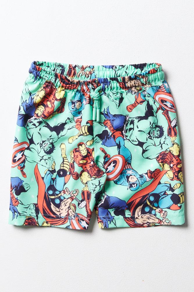 Men’s breathable ripcord jeans-Avengers Swim Shorts Aqua