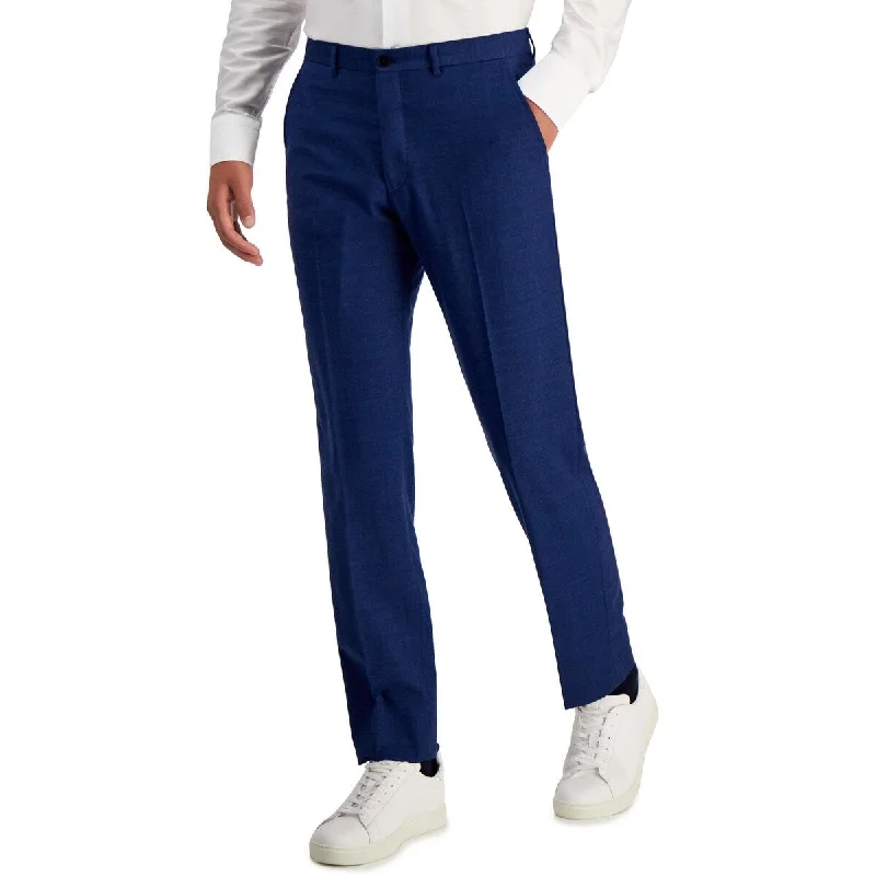 Men’s modern parachute pants-AX Armani Exchange Men's Wool Modern Fit Suit Pants Blue Size 32X30