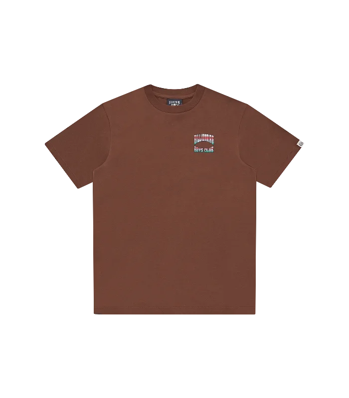 Men’s modern heathered shirt-BIG CATCH T-SHIRT - BROWN