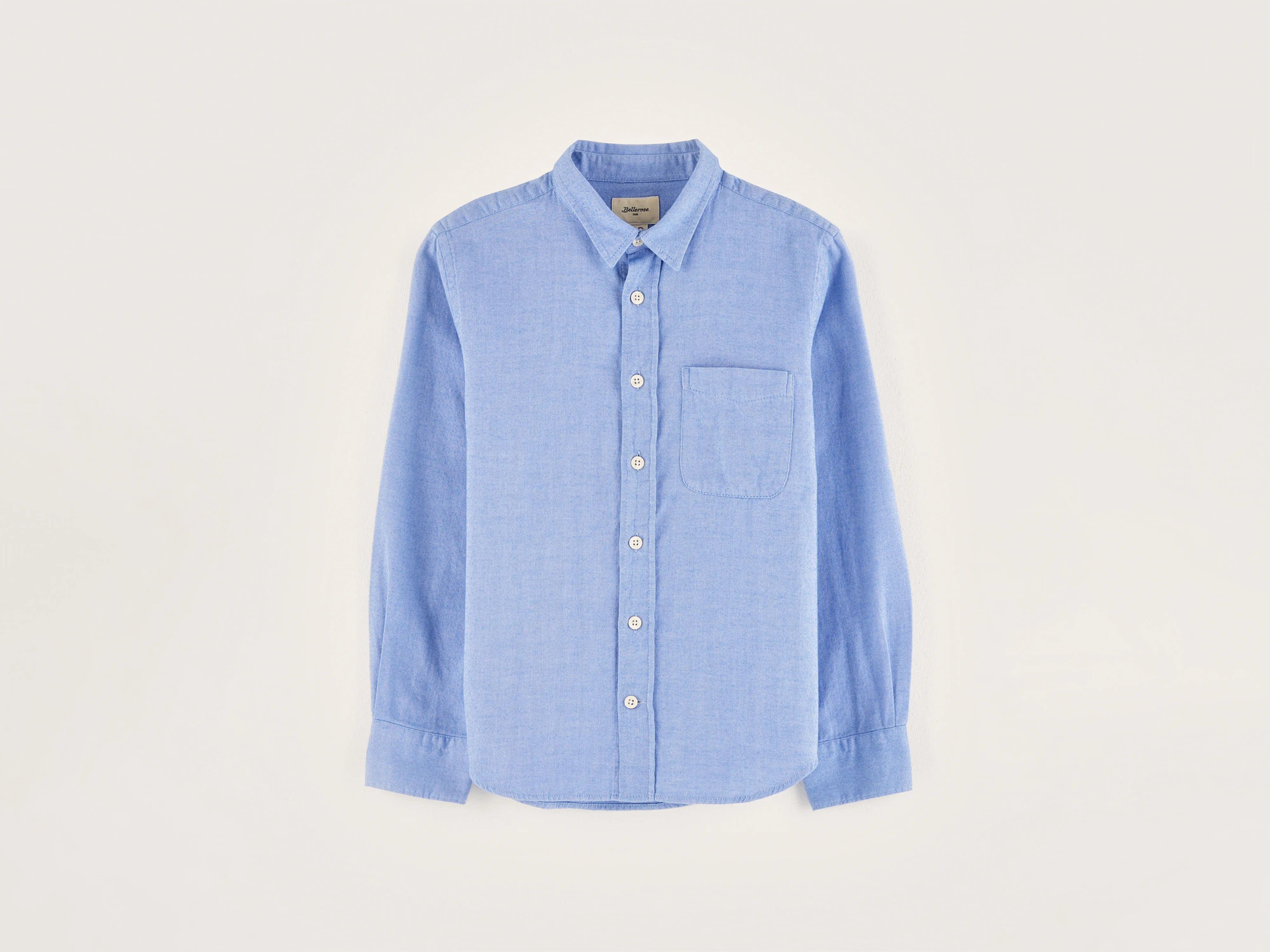 Men’s vintage camp shirt-Ganix oxford shirt   (242 / B / SKY)