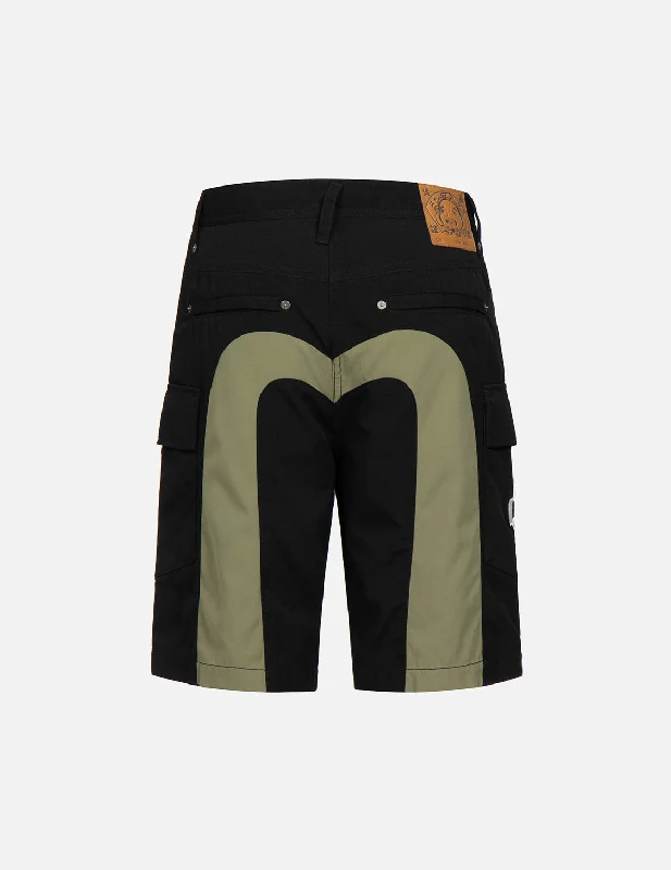 Men’s modern parachute pants-Daicock Print Cargo Shorts