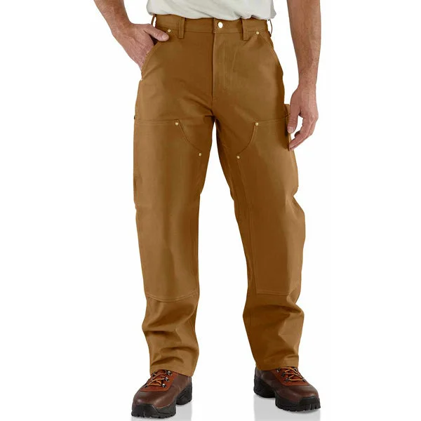 Men’s bright seersucker trousers-Men's Firm Duck Double-Front Work Dungaree - Inseam 32"