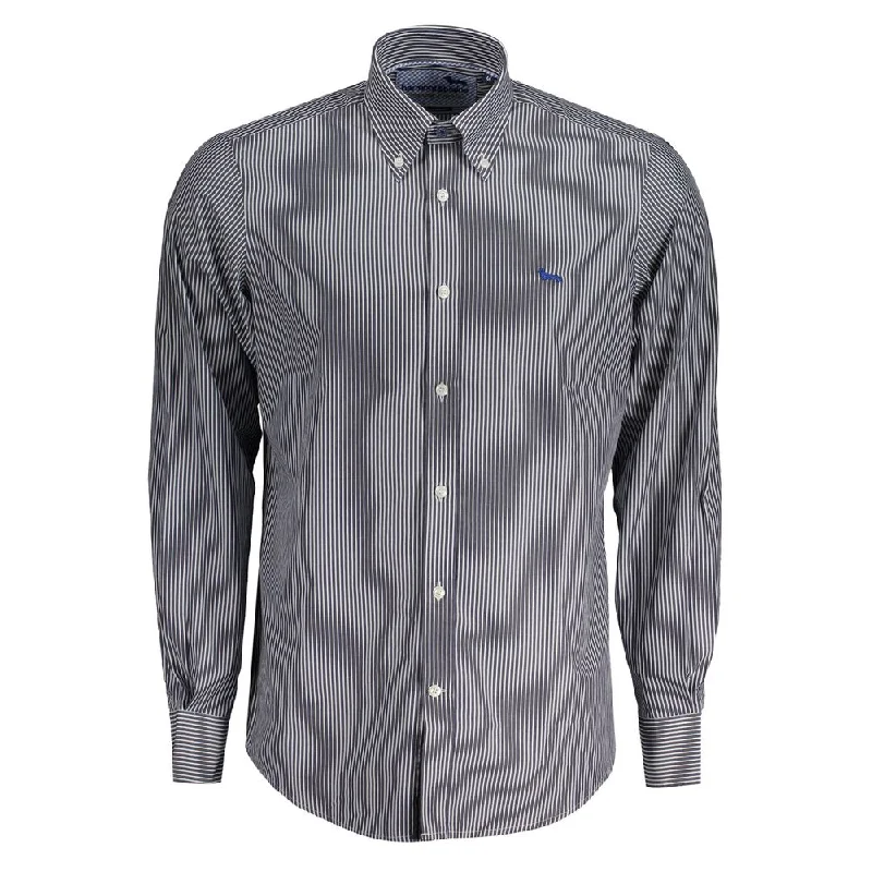 Men’s slim sateen shirt-Harmont & Blaine  Cotton Men's Shirt