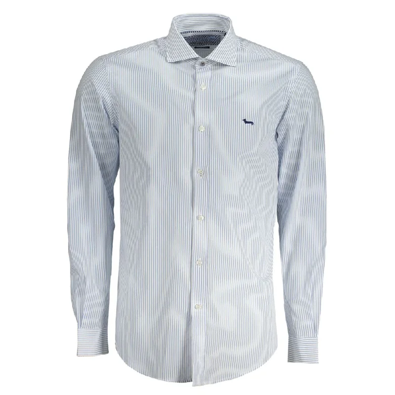 Men’s comfy microcheck shirt-Harmont & Blaine  Cotton Men's Shirt