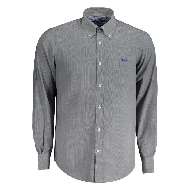 Men’s breathable dobby shirt-Harmont & Blaine  Cotton Men's Shirt