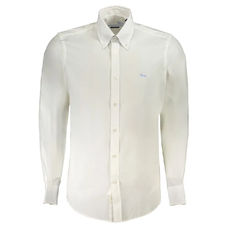 Men’s trendy oxford button-up-Harmont & Blaine  Cotton Men's Shirt