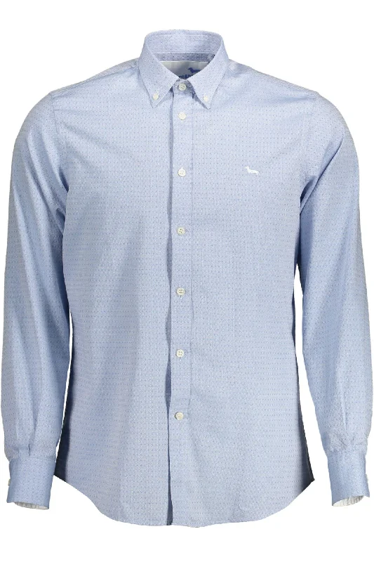 Men’s trendy microcheck shirt-Harmont & Blaine  Cotton Regular Fit Men's Shirt