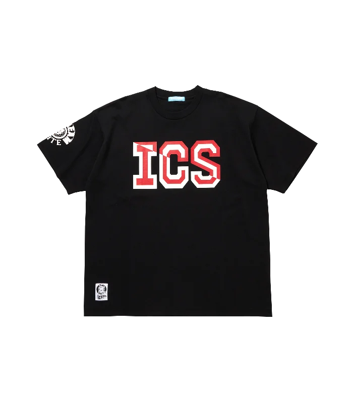 Men’s casual marled shirt-ICS 2003 T-SHIRT - BLACK