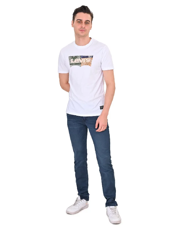 Men’s relaxed marled top-Men's Brand Logo Slim Fit T-shirt