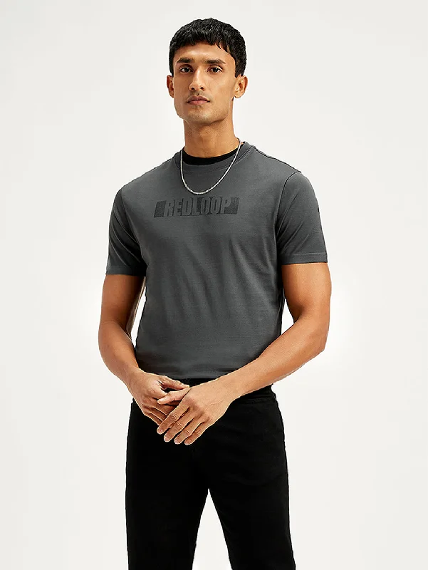 Men’s relaxed henley short-sleeve shirt-Men's Brand Logo Slim Fit T-Shirt