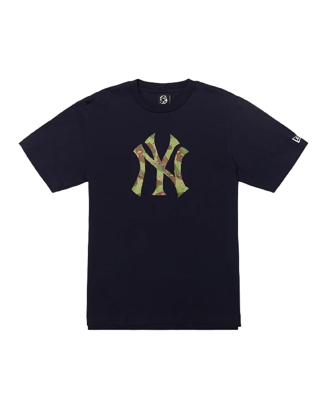 Men’s trendy raglan tee-NEW YORK YANKEES STARFIELD LOGO TEE - NAVY