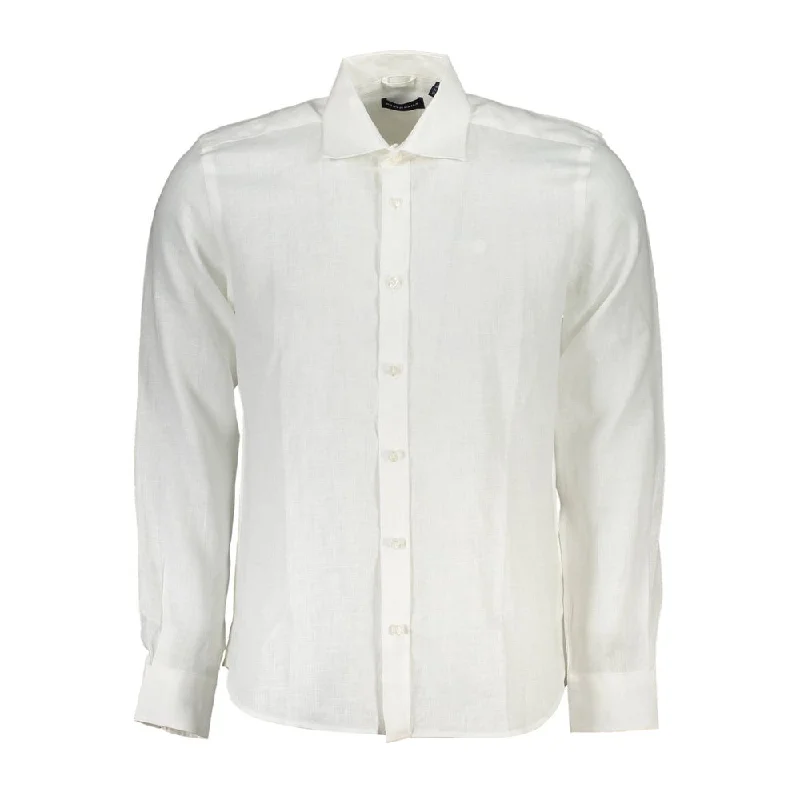 Men’s stylish oxford shirt-North Sails Elegant  Linen Long-Sleeved Men's Shirt