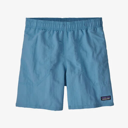 Men’s relaxed herringbone pants-Patagonia Kids Lined Baggies Shorts 5" LAGO BLUE