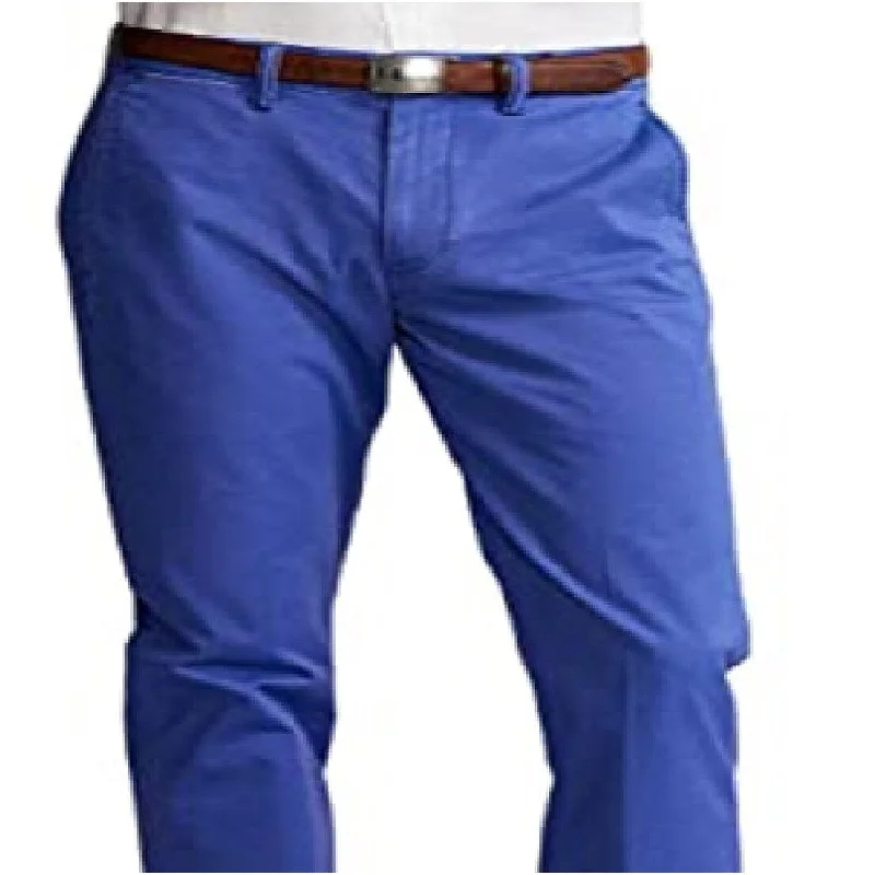 Men’s lightweight duck pants-Polo Ralph Lauren Men's Stretch Straight Fit Chino Pants Blue Size 34X30