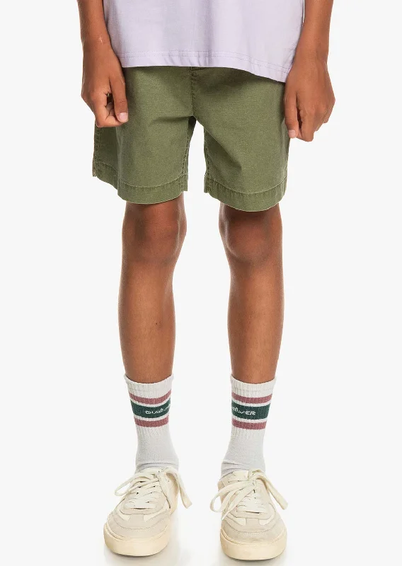 Men’s slim-fit moleskin pants-Quiksilver Junior Taxer WS Shorts