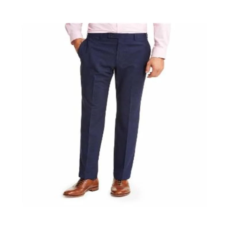 Men’s lightweight duck pants-Ralph Lauren Men's Check Print Office Ankle Pants Blue Size 40X30