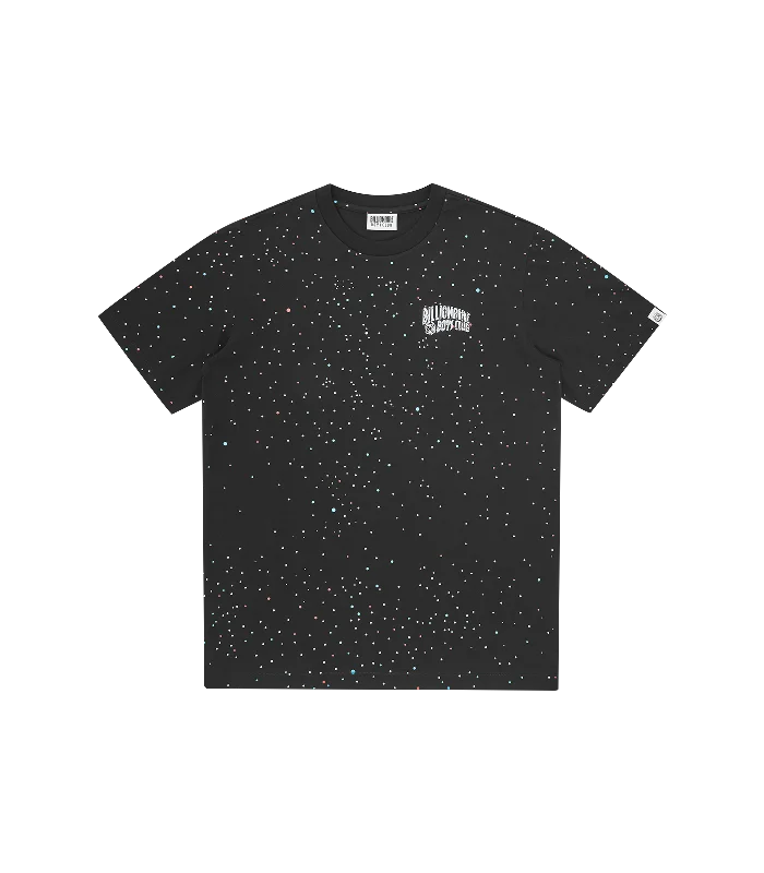 Men’s trendy distressed tee-REFLECTIVE SMALL ARCH LOGO T-SHIRT - GALAXY