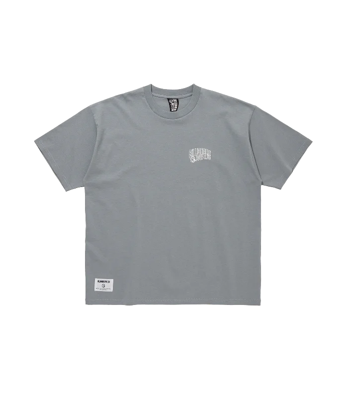 Men’s durable pique top-SMALL ARCH LOGO T-SHIRT - COOL GREY