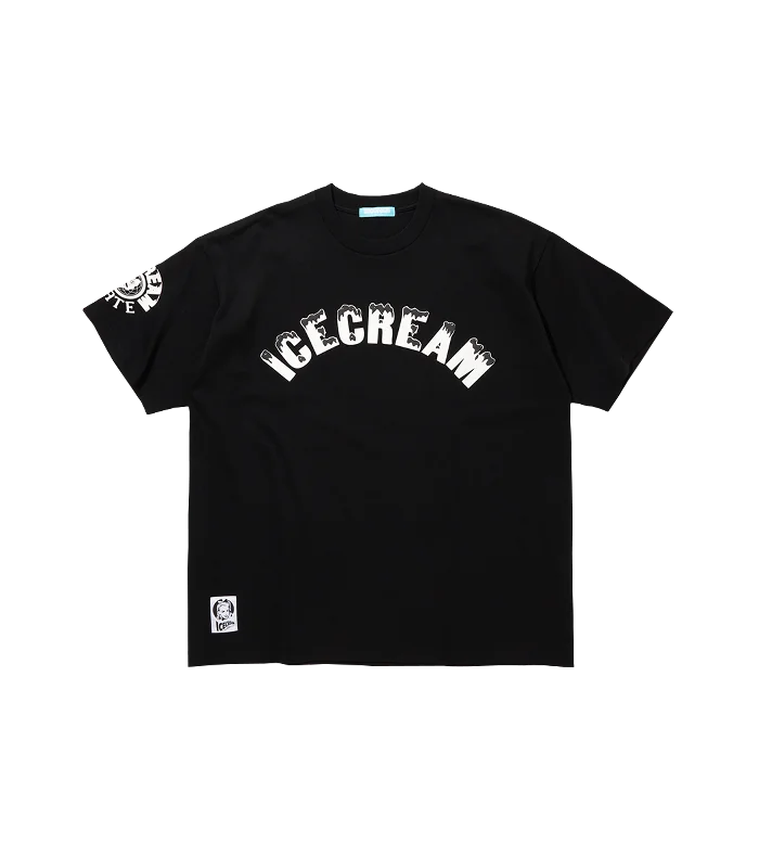 Men’s casual ombre shirt-SNOW T-SHIRT - BLACK