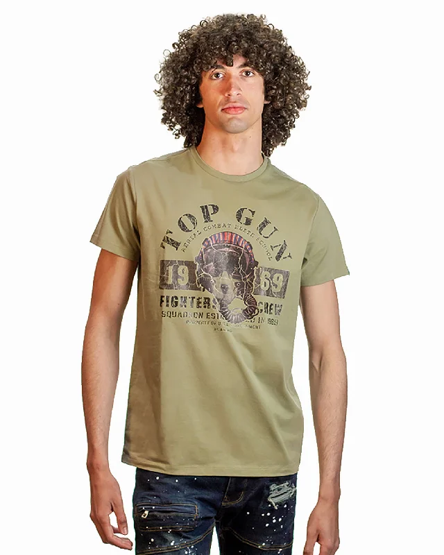 Men’s breathable dri-fit shirt-TOP GUN® 'FIGHTERS CREW’ TEE