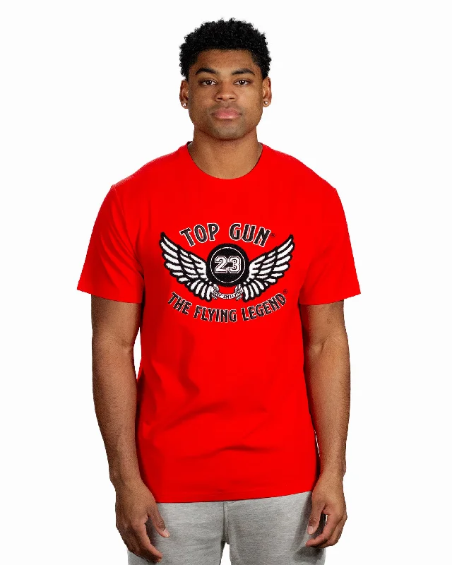 Men’s breathable paisley top-TOP GUN® "FLYING LEGEND" TEE