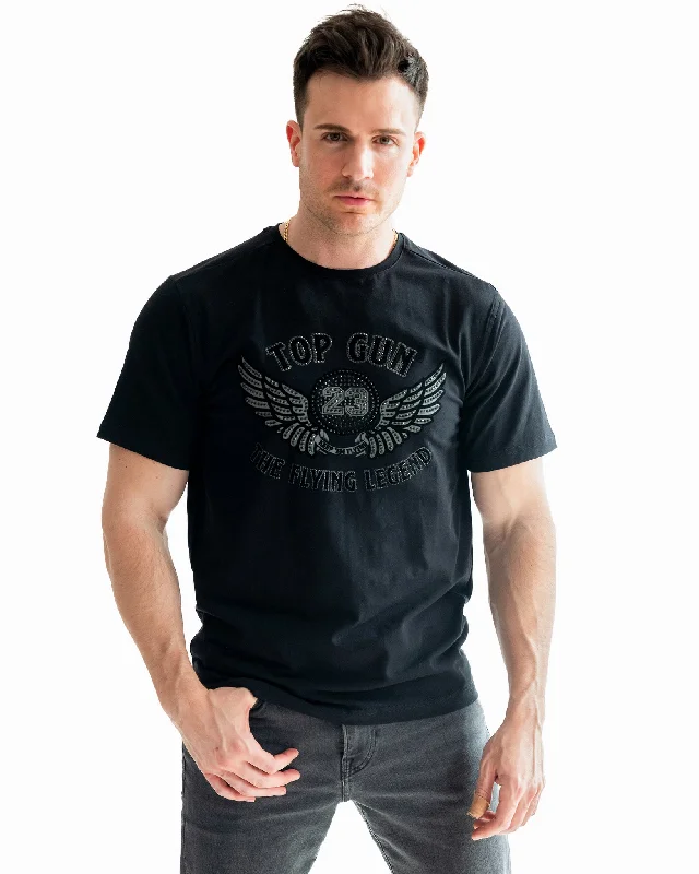 Men’s stylish tribal shirt-TOP GUN® 'FLYING LEGEND' TEE