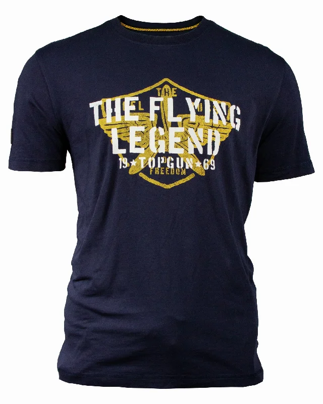 Men’s trendy raglan top-TOP GUN® "THE FLYING LEGEND" TEE