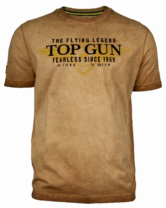 Men’s casual raglan shirt-TOP GUN® "VINTAGE FLYING LEYEND" TEE