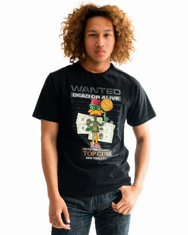 Men’s soft dri-fit shirt-TOP GUN® 'WANTED DUCK' TEE