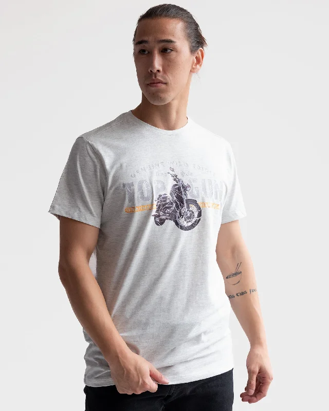 Men’s slim-fit slub shirt-TOP GUN® ' WILD SPIRIT ’ TEE