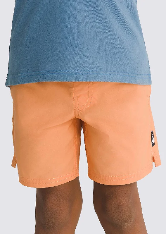 Men’s bright seersucker trousers-Vans Junior Primary Solid Elastic II Boardshorts