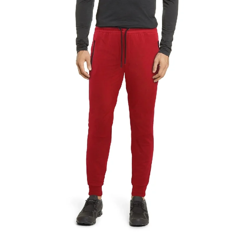 Men’s soft parachute pants-X-Ray Men's Fleece Jogger Pants Red Size X-Large