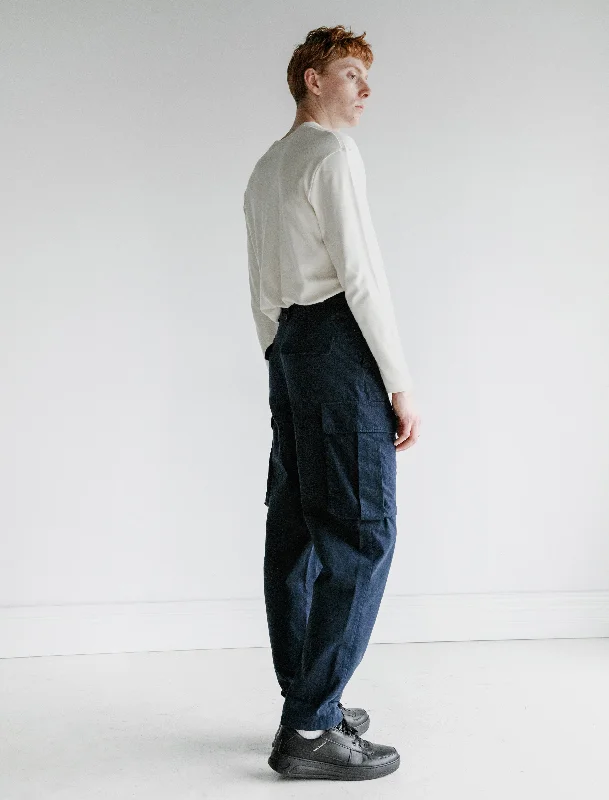 Men’s relaxed tailored trousers-Pat New Garment Dye Navy