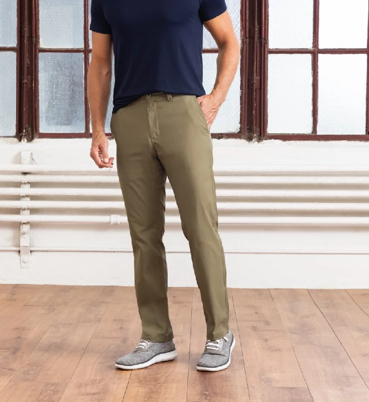 Men’s casual moleskin pants-Ascender Chino Regular Fit - Tuscan Olive