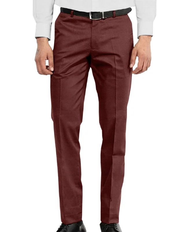 Men’s comfy harem pants-Brisbane Moss Red Canvas