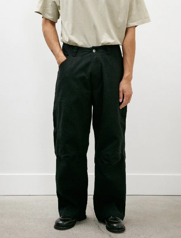 Men’s durable seersucker trousers-Welder Pant Black