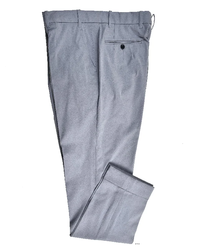 Men’s stylish seersucker jeans-Light Grey Cotton Satin