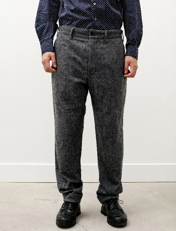 Men’s lightweight parachute jeans-Andover Pant Wool Herringbone Grey