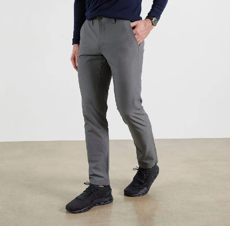 Men’s trendy herringbone trousers-Envoy Lightweight Travel Pants Regular Fit - Hazy Grey