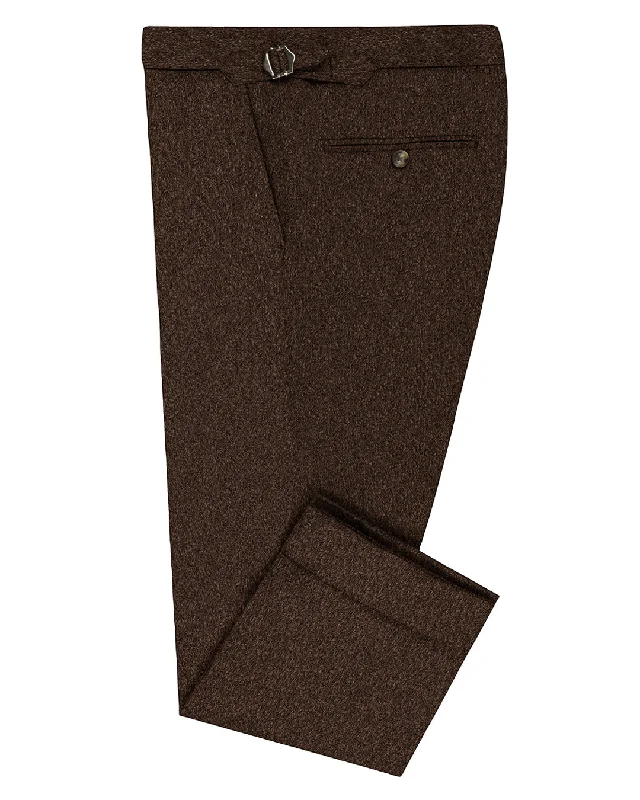 Men’s casual parachute trousers-Minnis Flannel: Tan Twill Pants