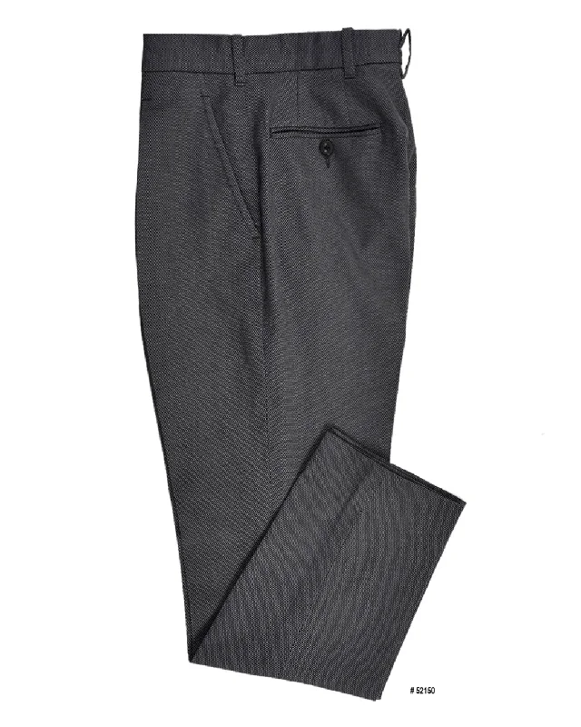 Men’s lightweight parachute jeans-Light & Dark Grey Birdseye Pants