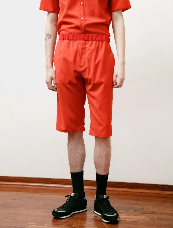 Men’s modern moleskin trousers-Pants O.B.I. Red