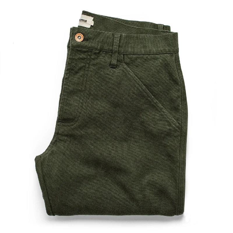 Men’s trendy harem pants-The Camp Pant in Dark Olive Boss Duck