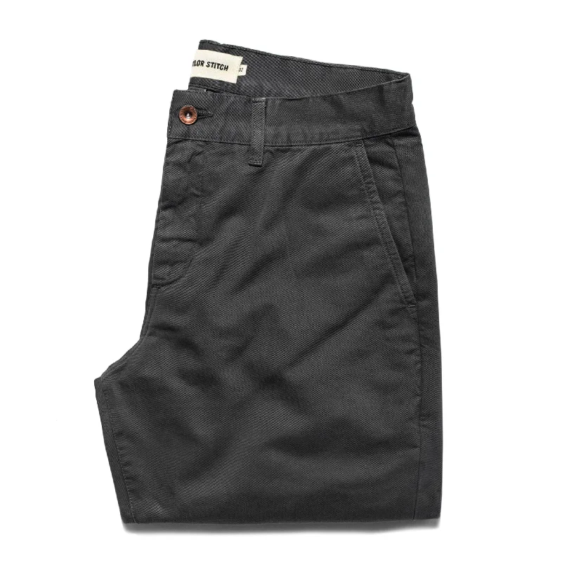 Men’s modern harem trousers-The Democratic Chino in Organic Charcoal