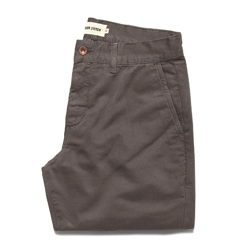 Men’s durable duck trousers-The Slim Chino in Organic Ash