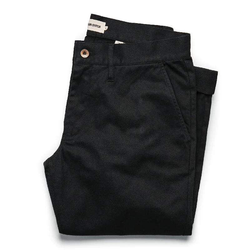 Men’s soft moleskin trousers-The Slim Chino in Organic Coal