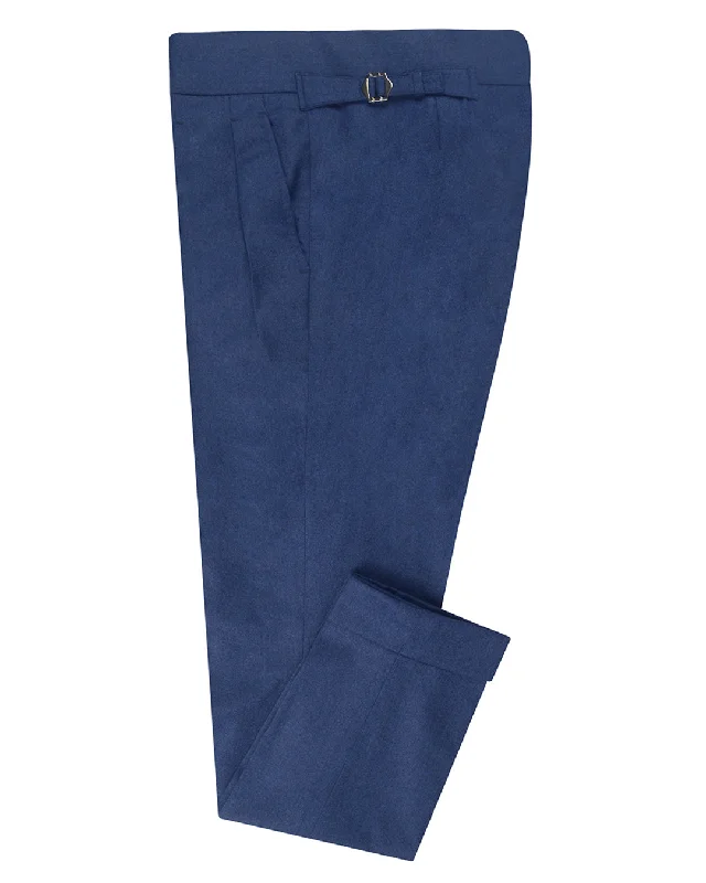 Men’s relaxed carpenter pants-Vitale Barberis Canonico - Flannels  Sapphire Blue